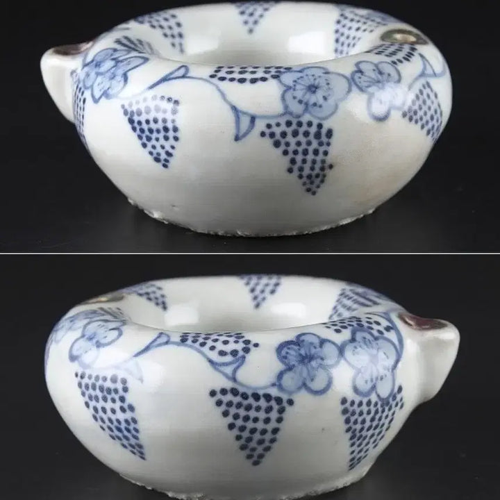 [BUNJANG] White Porcelain Celadon Twisted Vase / 백자청자또아리연적