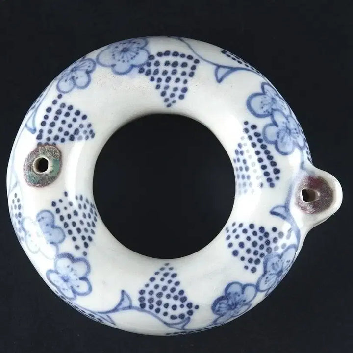 [BUNJANG] White Porcelain Celadon Twisted Vase / 백자청자또아리연적