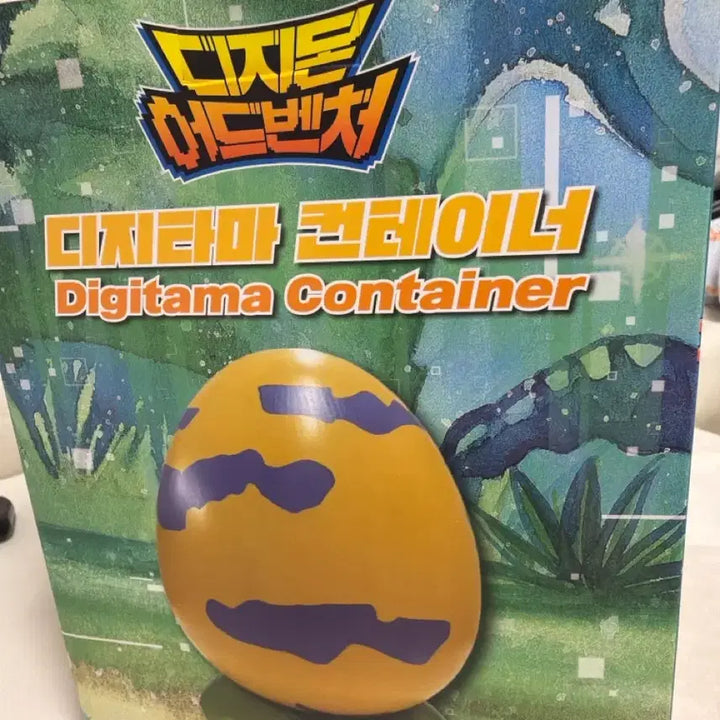 [BUNJANG] Megabox Digimon Puppetmon Popcorn Container with Digichama Keychain / 메가박스 디지몬 파피몬 팝콘통 디지차마 컨테이너