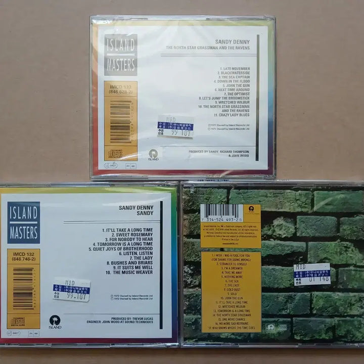 [BUNJANG] Sandy Denny Sealed 3-CD Bundle Set / Sandy Denny 미개봉 CD 3장 일괄