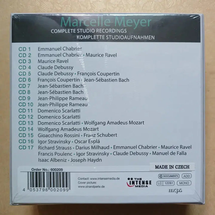 [BUNJANG] Marcelle Meyer Complete Studio Recordings 1925-1957 17CD Box Set / 마르셀 마이어 미개봉 17CD 컬렉션 스튜디오 레코딩 1925-1957