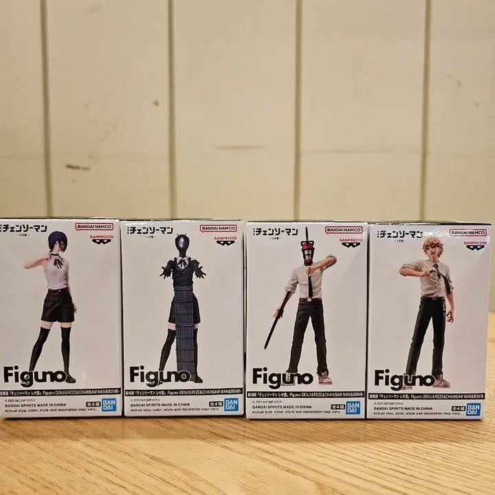 [BUNJANG] Chainsaw Man Figuno Figure 4 Types (Sealed) / 체인소맨 Figuno 피규어 4종 미개봉