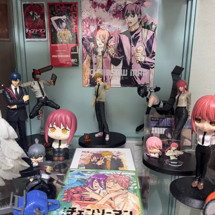 [BUNJANG] Chainsaw Man Figure &amp; Goods Bundle Set / 체인소맨 피규어 굿즈 일괄 팝니다
