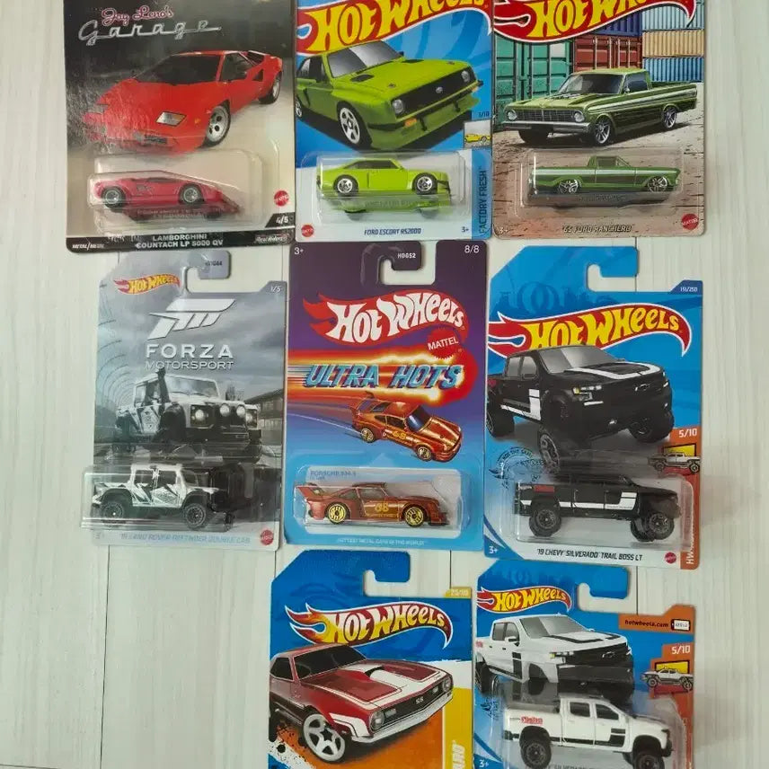 [BUNJANG] Hot Wheels 7-Piece Bundle Set / 핫휠 7종 일괄 판매