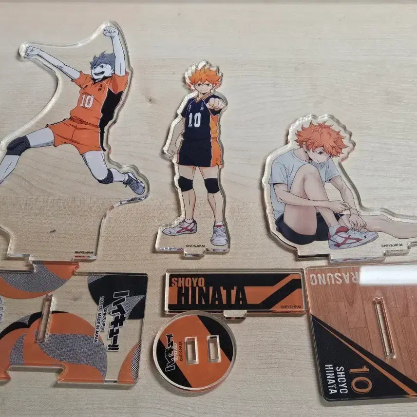 [BUNJANG] Haikyuu!! Shoyo Hinata Acrylic Stand Bundle Set / 하이큐 히나타 쇼요 아크릴 스탠드 일괄
