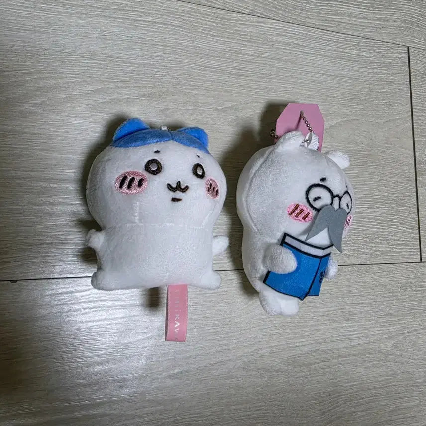 [BUNJANG] Hachi &amp; Chikawa Garmma Plush Doll / 콩눈 하치와레 + 덤 치이카와 먼작귀 가르마 인형 누이