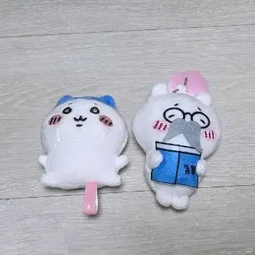[BUNJANG] Hachi &amp; Chikawa Garmma Plush Doll / 콩눈 하치와레 + 덤 치이카와 먼작귀 가르마 인형 누이