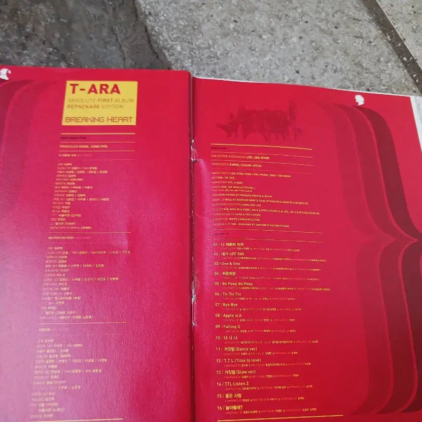 BUNJANG] T-ARA Breaking Heart Repackage Edition Photobook / 티아라