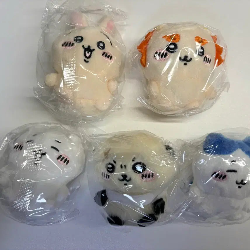 [BUNJANG] Chiikawa Sitting Plush Set (2nd Edition, 5 Types, Old Version) / 치이카와 앉은누이 2탄 5종 일괄(구버전)