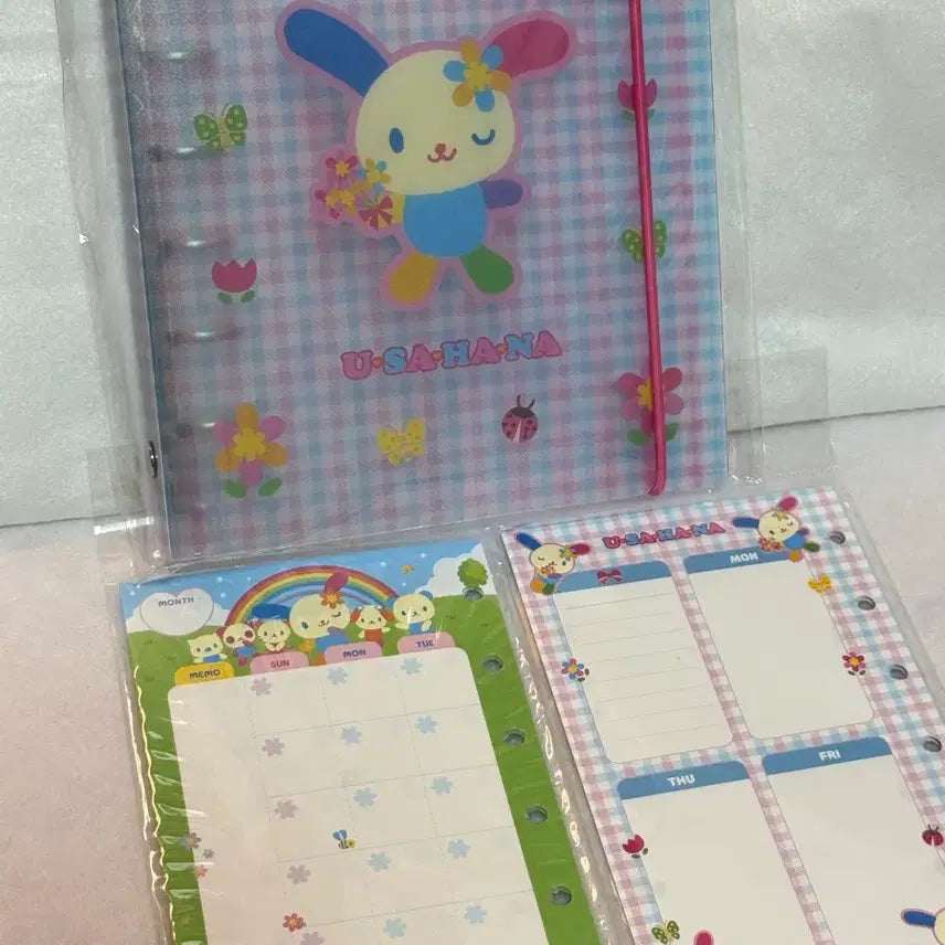 [BUNJANG] Sanrio Usahana Binder Set / 산리오문방구 우사하나 바인더세트