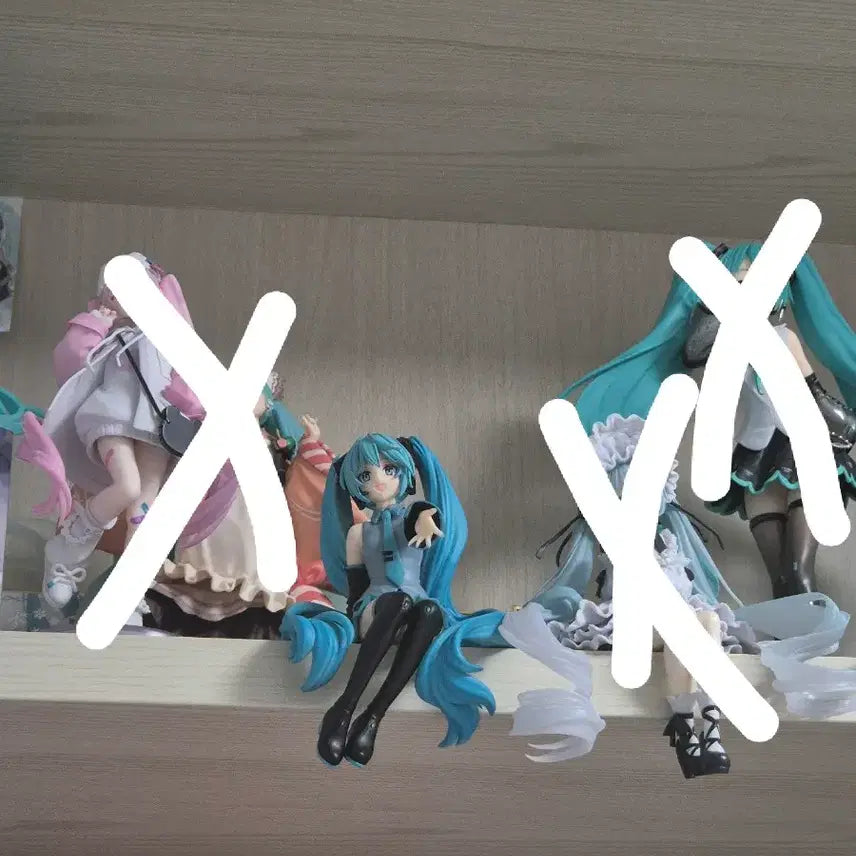 [BUNJANG] Hatsune Miku Noodle Stopper Figure Bundle Set / 하츠네 미쿠 누들스토퍼 피규어 일괄