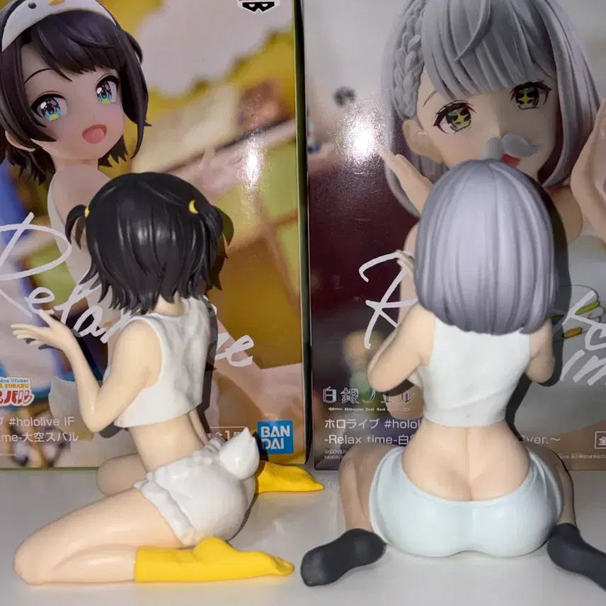 [BUNJANG] Hololive Noel &amp; Subaru Relax Time Ori Version Figure Bundle Set / 홀로라이브 노엘 스바루 릴렉스타임 피규어 일괄 판매합니다!