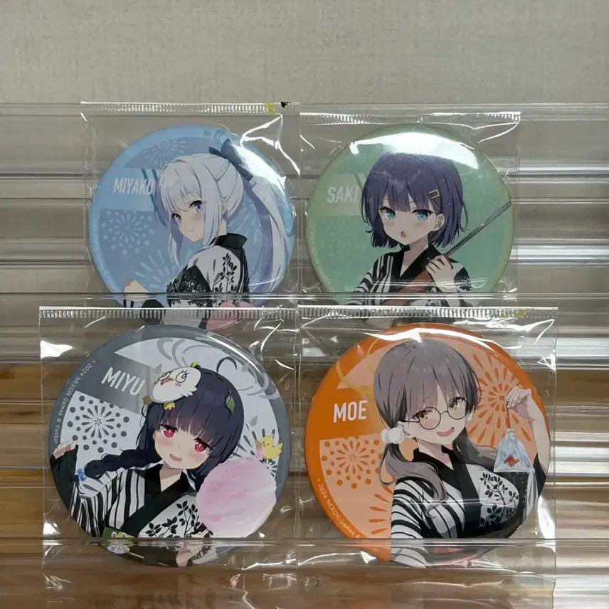 [BUNJANG] Blue Archive Animax Collaboration Can Badge Set / 블루아카이브 애니맥스 콜라보 캔뱃지 4종 일괄 판매합니다