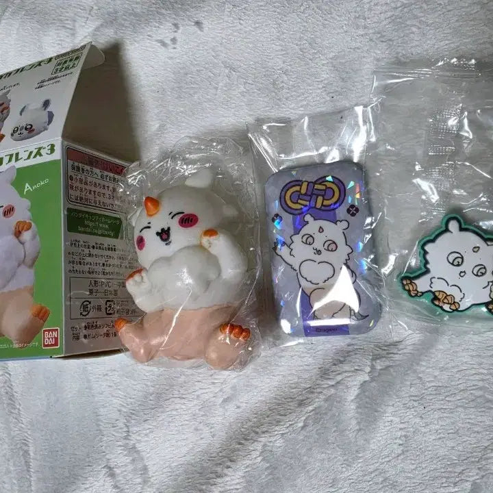 [BUNJANG] Anoco Friends Character Goods Bundle (Figure, Badge, Magnet) / 아노코 굿즈 일괄 피규어 뱃지 마그넷 자석 치이카와프렌즈3 먼작귀