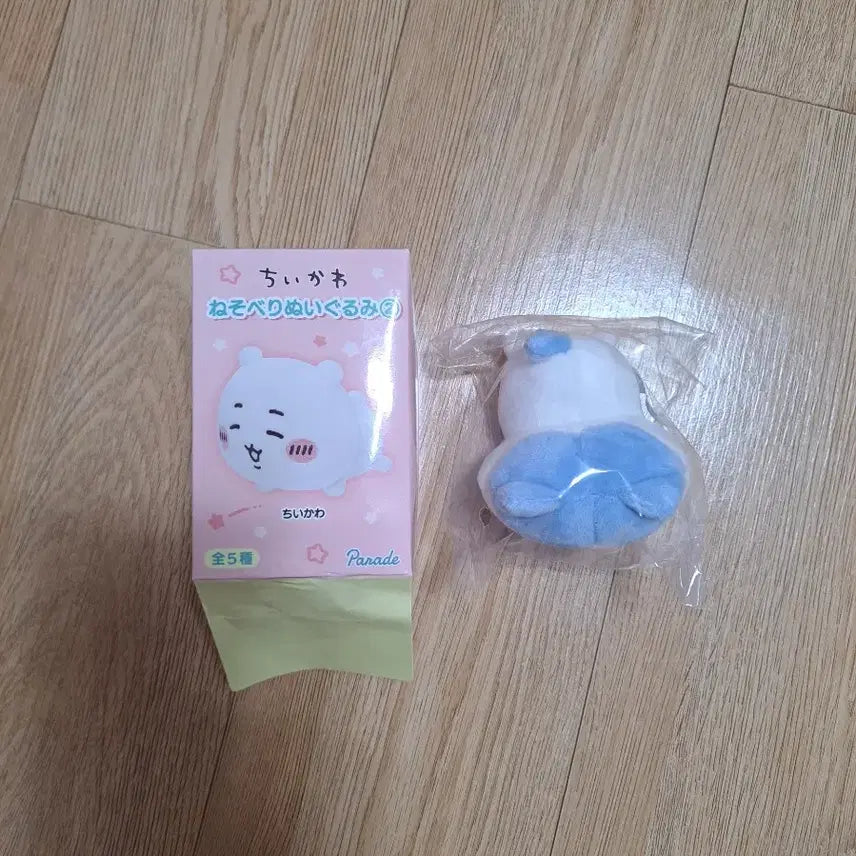 [BUNJANG] Chiikawa Nesoberi Plush Doll (Hachiware) / 치이카와 네소베리 누이 인형 (하치와레)