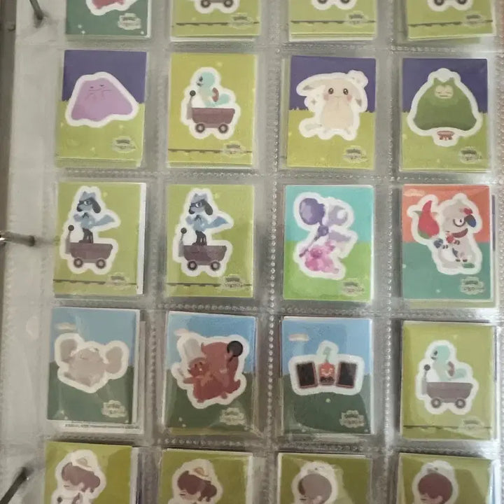 [BUNJANG] Pokemon Poccofia Mat Stickers / 포켓몬스터 포코피아 매트 스티커 교환