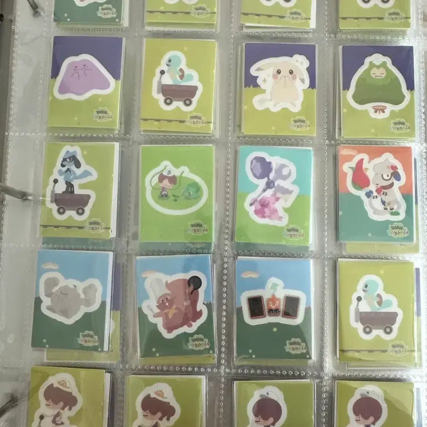 [BUNJANG] Pokemon Poccofia Mat Stickers / 포켓몬스터 포코피아 매트 스티커 교환