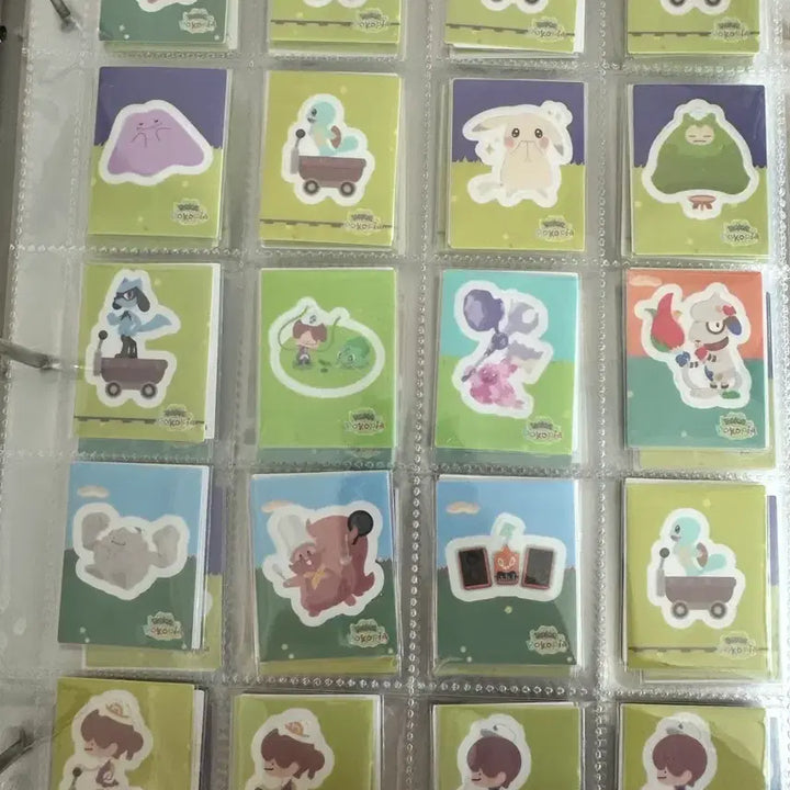 [BUNJANG] Pokemon Poccofia Mat Stickers / 포켓몬스터 포코피아 매트 스티커 교환