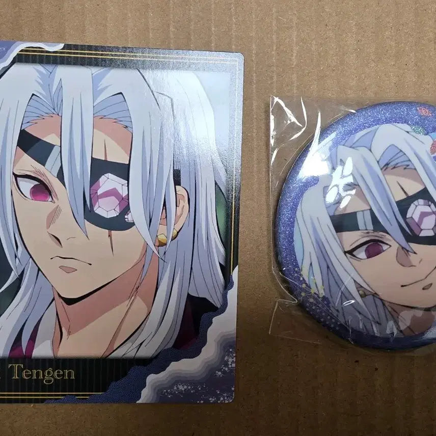 [BUNJANG] Tengen Uzui Card &amp; Badge Set / 우즈이 텐겐 카드 + 뱃지 세트