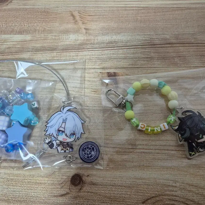 [BUNJANG] HoyoVerse PiNong &amp; Kiniz DIY Keyring Bundle Set / 파이논, 키니치 diy 키링 일괄로 팝니다.