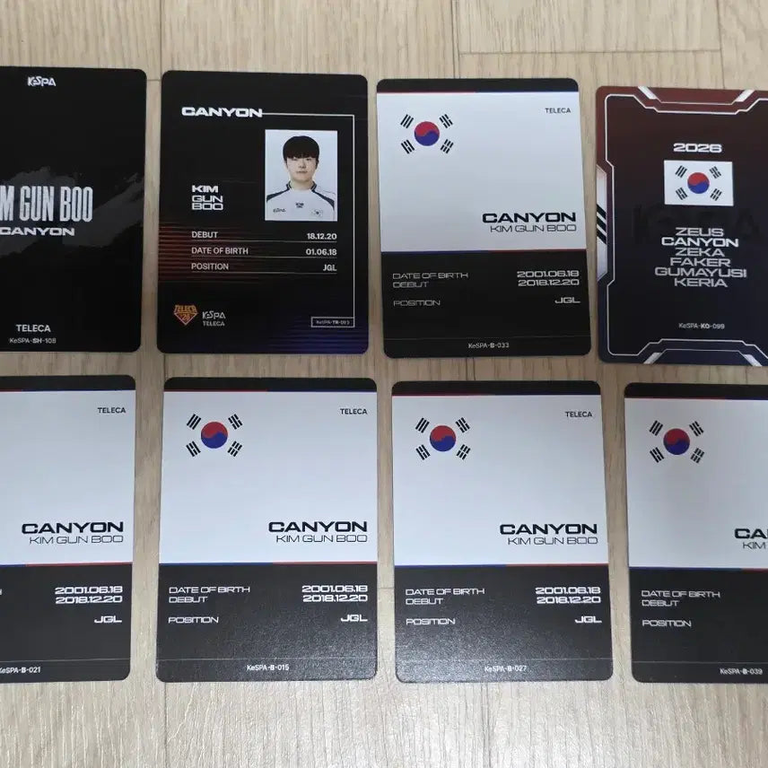 [BUNJANG] Actor Kahn Set Photocard 8 Types / 칸 세트 포토카드 8종
