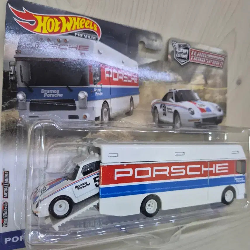 [BUNJANG] Hot Wheels Team Transport Porsche Set / 핫휠즈 팀 트랜스포트 포르쉐 세트