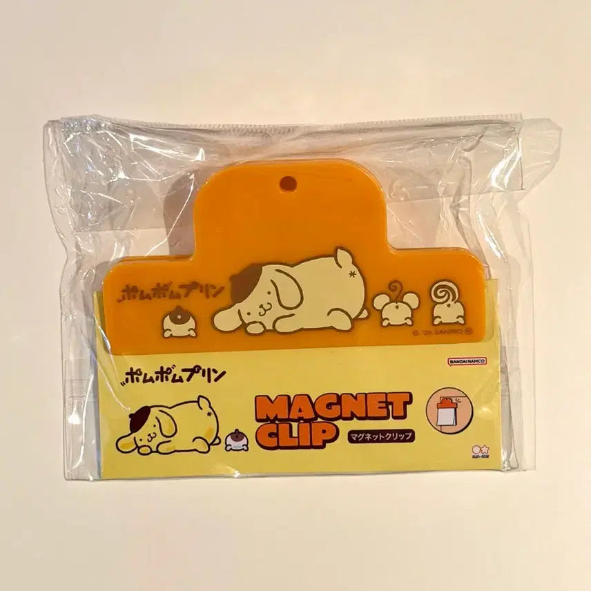 [BUNJANG] Sanrio Pompompurin Magnet Clip (Lying Together) / 산리오 폼폼푸린 마그넷 클립 (나란히 누워) 판매합니다!