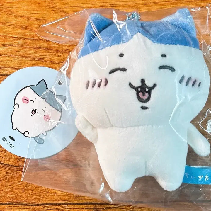 [BUNJANG] Chiikawa Hachiware Bangs Mascot Plush Doll / 치이카와 먼작귀 앞머리 하치와레 마스코트 인형 누이구루미