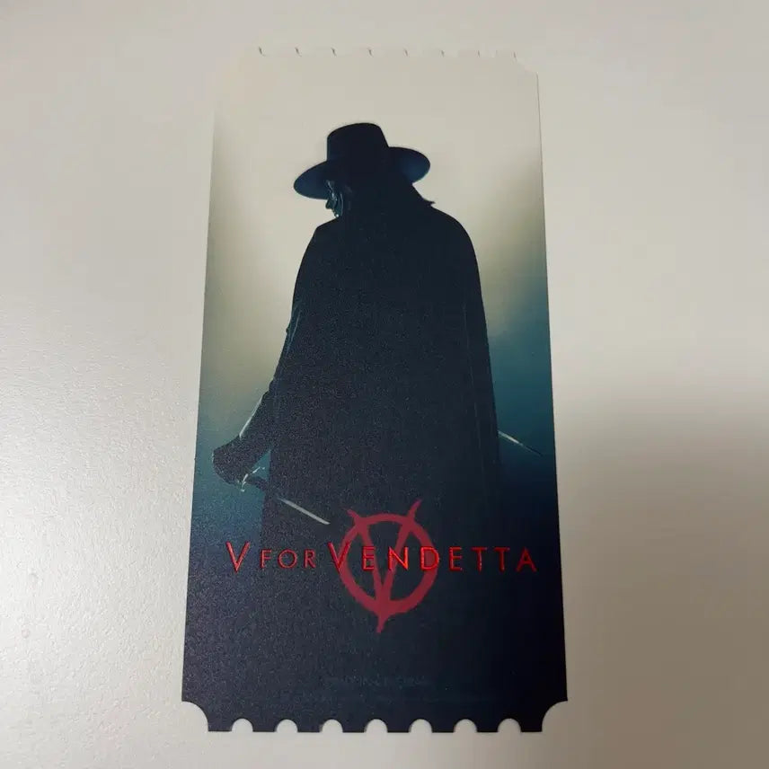 [BUNJANG] V for Vendetta Original Ticket / 브이 포 벤데타 오리지널 티켓