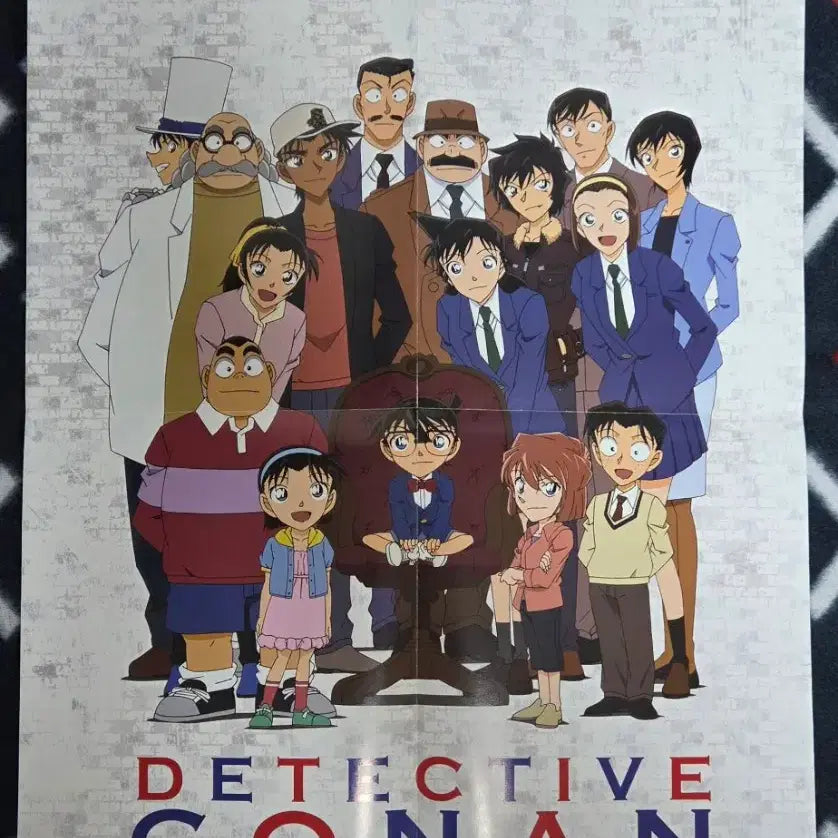 [BUNJANG] Detective Conan Visual Book Poster / 명탐정코난 비주얼북 포스터