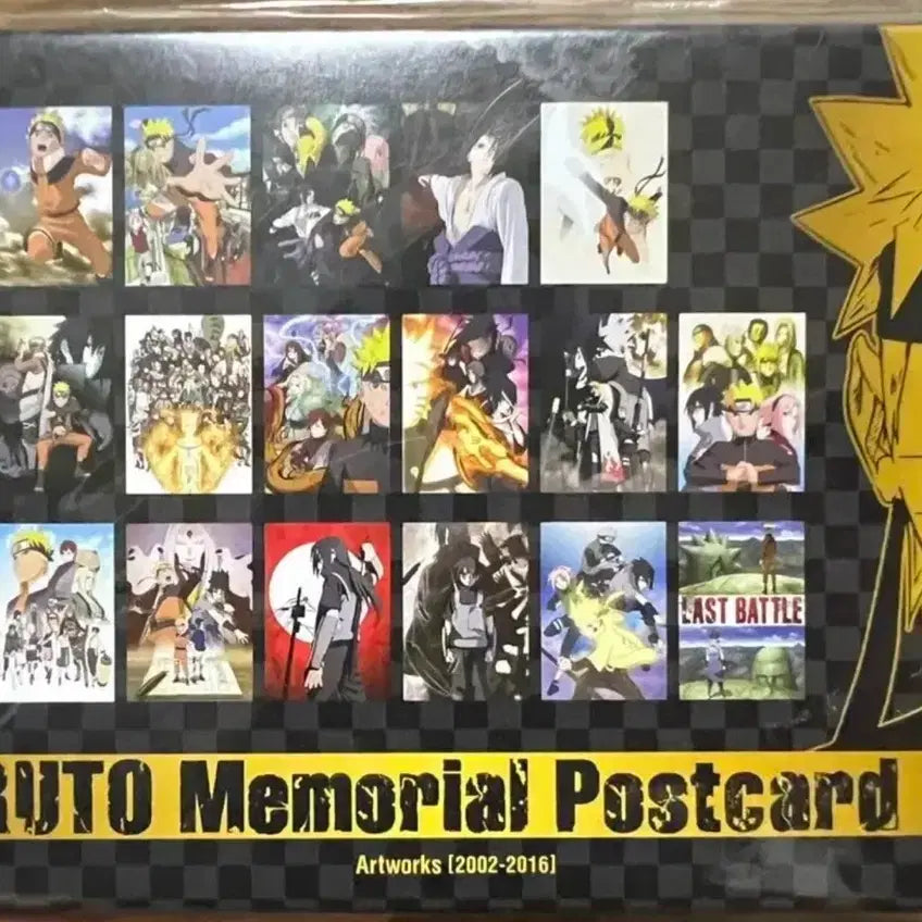 [BUNJANG] Naruto Memorial Postcard Set Artworks 2002-2016 / 나루토 메모리얼 포스트카드 기념 엽서 세트 아트웍스 2002-2016