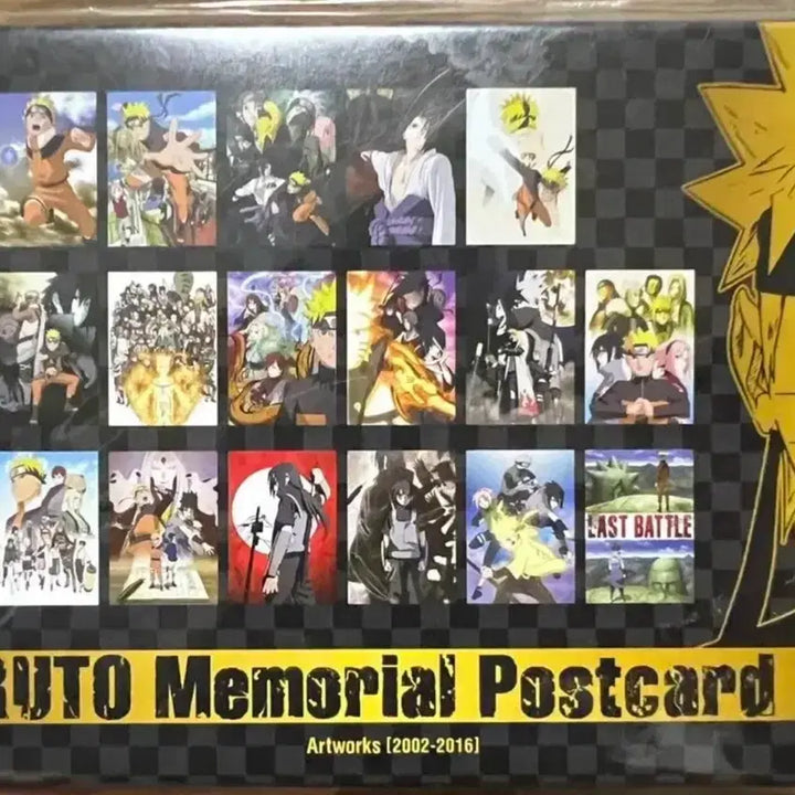 [BUNJANG] Naruto Memorial Postcard Set Artworks 2002-2016 / 나루토 메모리얼 포스트카드 기념 엽서 세트 아트웍스 2002-2016