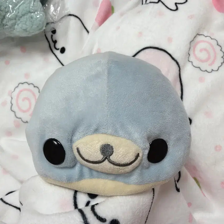 [BUNJANG] Large Spotted Mamegoma - Sky Blue / (고정가)대형 마메고마 찰찰이 하늘색 점박이 마메고마