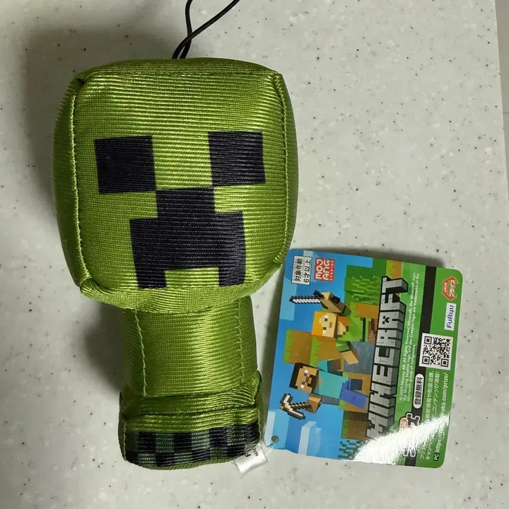 [BUNJANG] Minecraft Creeper Plushie Charm / 마인크래프트 마크 크리퍼 인형 누이 키링 양도