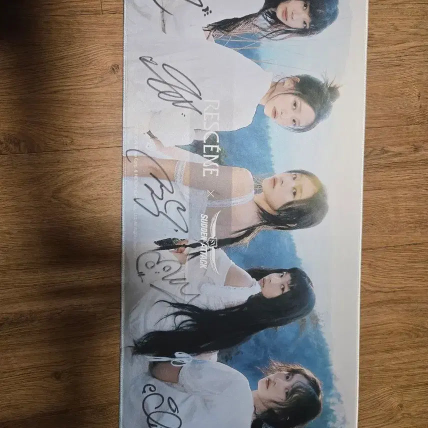[BUNJANG] Re:Sene Sudden Attack Signed Desk Mat / 리센느 서든어택 사인장패드 팝니다.