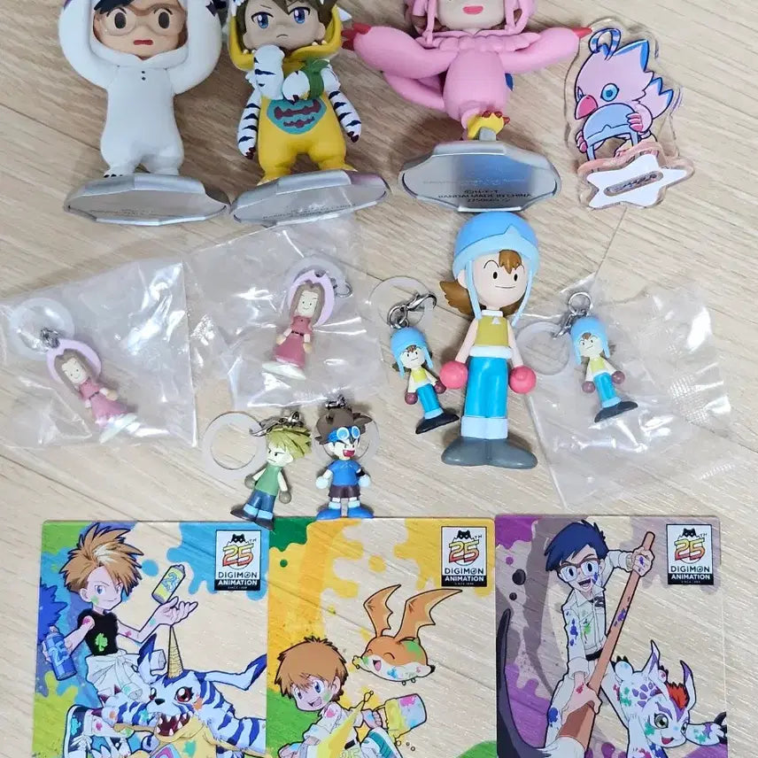 [BUNJANG] Digimon Pajama Figure Bundle Set / 디지몬 파자마 피규어, 디지몬 가챠 등