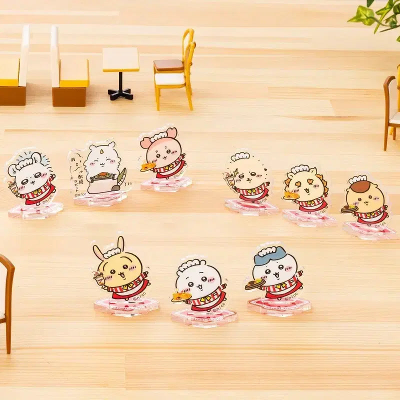 [BUNJANG] Chiikawa Restaurant Limited Random Acrylic Stand / 치이카와 레스토랑 스토어 한정 랜덤 아크릴 스탠드 가챠 단품 시사