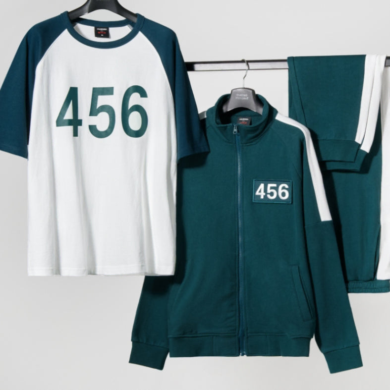 [BUNJANG] Musinsa Squid Game Collaboration Tracksuit Green Size M / 무신사 오징어게임 콜라보 굿즈 456번 M