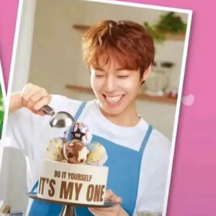 [BUNJANG] Park Jihoon Baskin Robbins Bromide / 박지훈 배스킨라빈스 배라 브로마이드