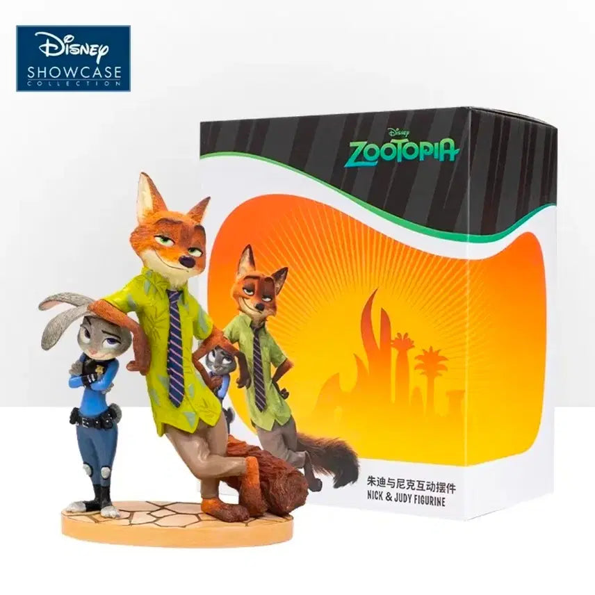 [BUNJANG] Disney Zootopia Nick &amp; Judy Figure Set / 쇼케이스 디즈니 주토피아 닉 &amp; 주디 피규어