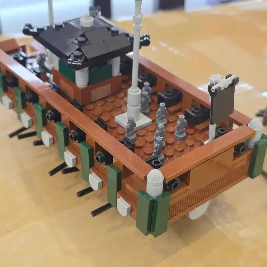 [BUNJANG] LEGO Compatible Joseon Dynasty Turtle Ship &amp; Panokseon Set / 레고 호환 조선군 판옥선 &amp; 거북선 세트
