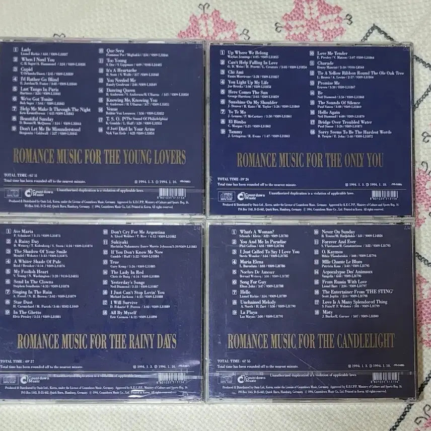[BUNJANG] Pop Songs CD Bundle Set (16 discs, 7 sealed) / 팝송 시디 16장(미개봉 7장)