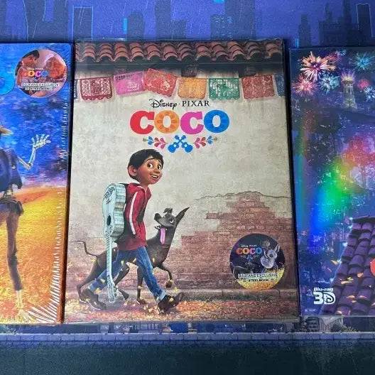 [BUNJANG] Blue Fan Coco Single-Sided Lenticular + Full Slip Blu-ray / [블루레이] [블루팬,국내판] 코코 단면렌티, 풀슬립, 국내판 콤보팩 (3종)