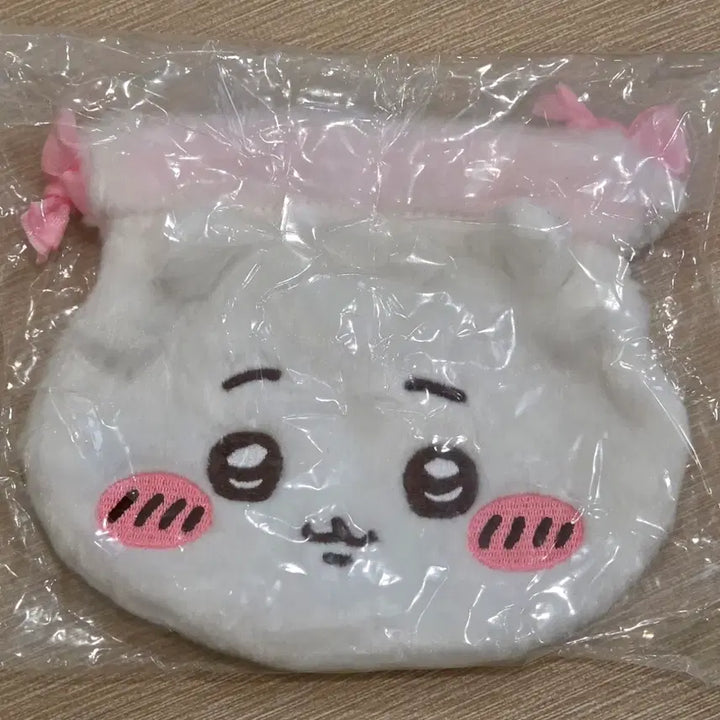 [BUNJANG] Chiikawa Face Pouch Gacha 1st Edition Drawstring Pouch / 치이카와 얼굴 파우치 가챠 1탄 치이카와 복조리 파우치