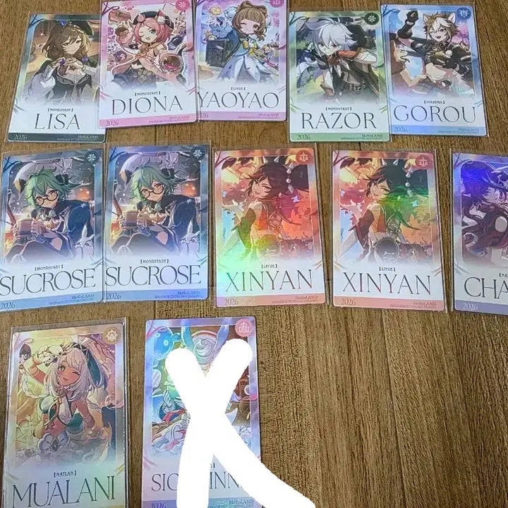 [BUNJANG] HoYoLand Genshin Impact Lucky Draw Bundle Set / 호요랜드 원신 점괘 일괄