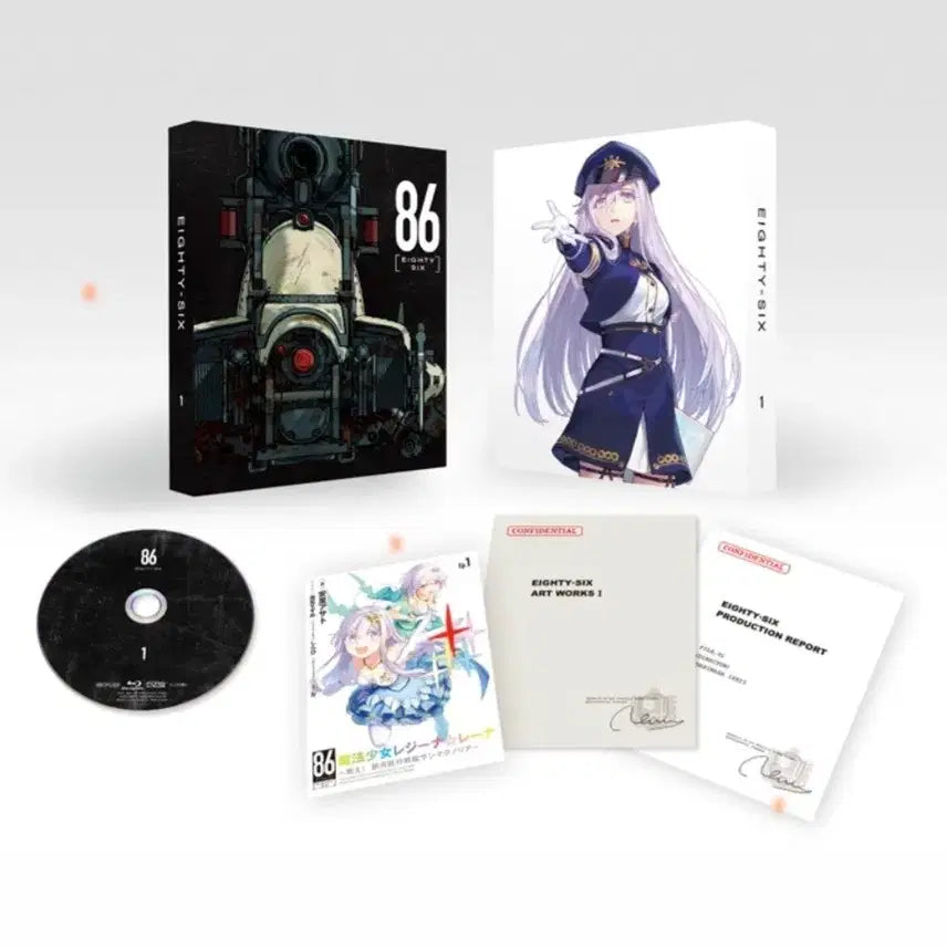 [BUNJANG] 86 EIGHTY-SIX Blu-ray Limited Edition Vol. 1 &amp; 2 Bundle Set / 1+2권 일괄 택포 12) 86 에이티식스 블루레이 완전 생산 한정판 1, 2권