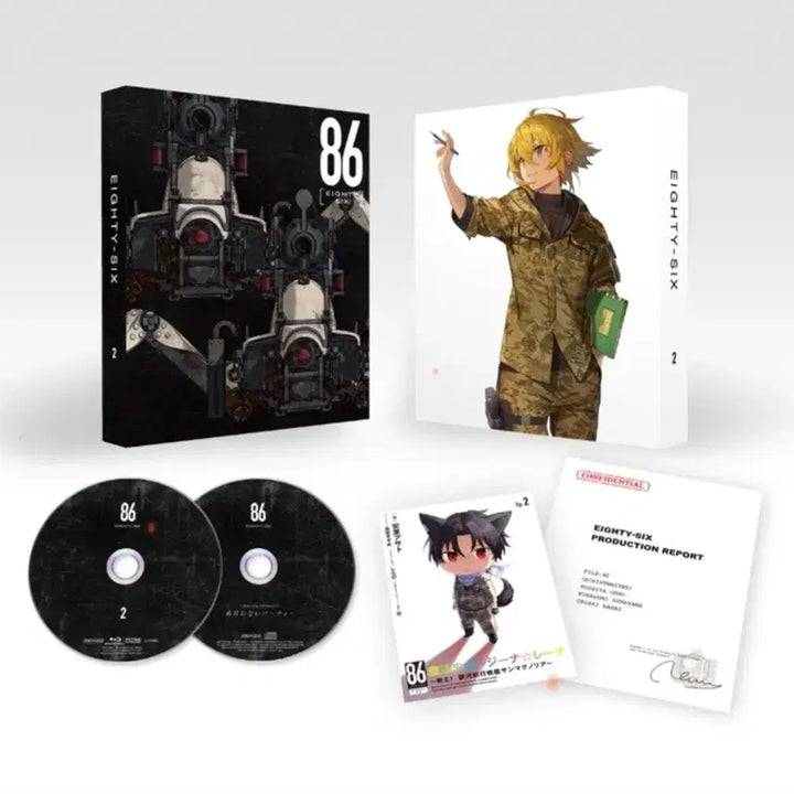 [BUNJANG] 86 EIGHTY-SIX Blu-ray Limited Edition Vol. 1 &amp; 2 Bundle Set / 1+2권 일괄 택포 12) 86 에이티식스 블루레이 완전 생산 한정판 1, 2권