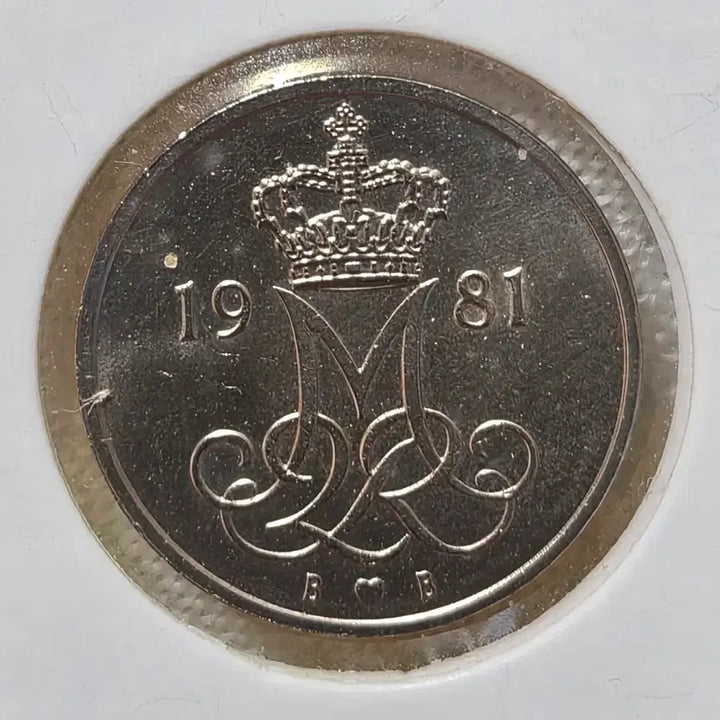 [BUNJANG] Denmark 1 Krone (10.5 Ore) Coin Bundle Set 1981 / 덴마크 1 Krone ( 10. 5외레. 3점 일괄 판매) Collection.