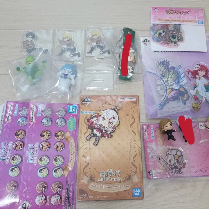 [BUNJANG] Bocchi the Rock! Merchandise Bundle (Bocchi, Kita) / (일괄)(서비스)봇치더락 여러 굿즈(봇치, 키타) 팝니다