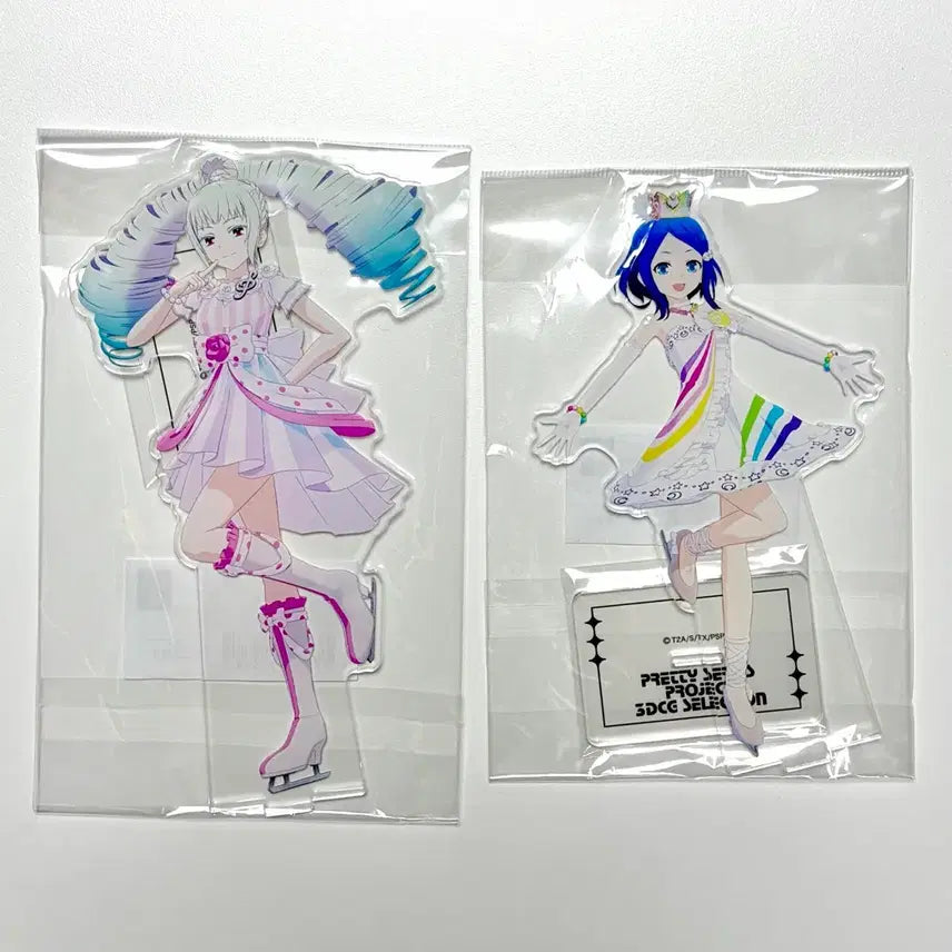 [BUNJANG] PriPara Rinne &amp; June Acrylic Stand / 프리즘스톤 그루가레 꿈라프 3DCG 린네 쥬네 아크릴스탠드 레라